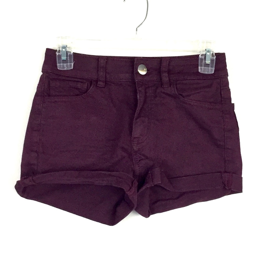 American Eagle Outfitters plum purple shorts sz 0